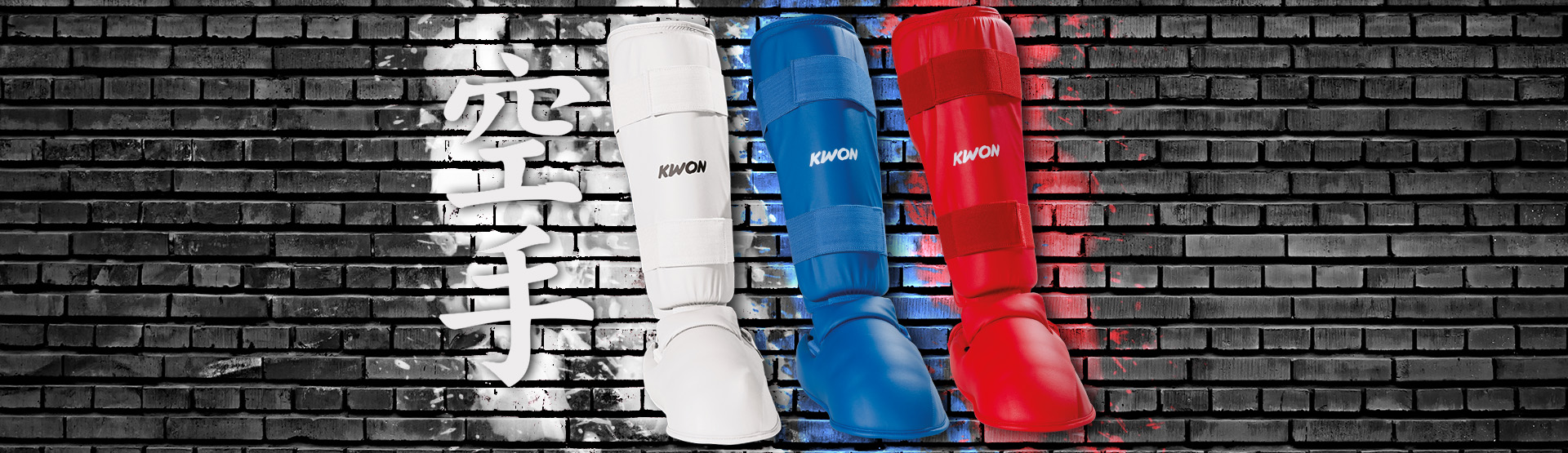 Karateschützer in 3 Farben