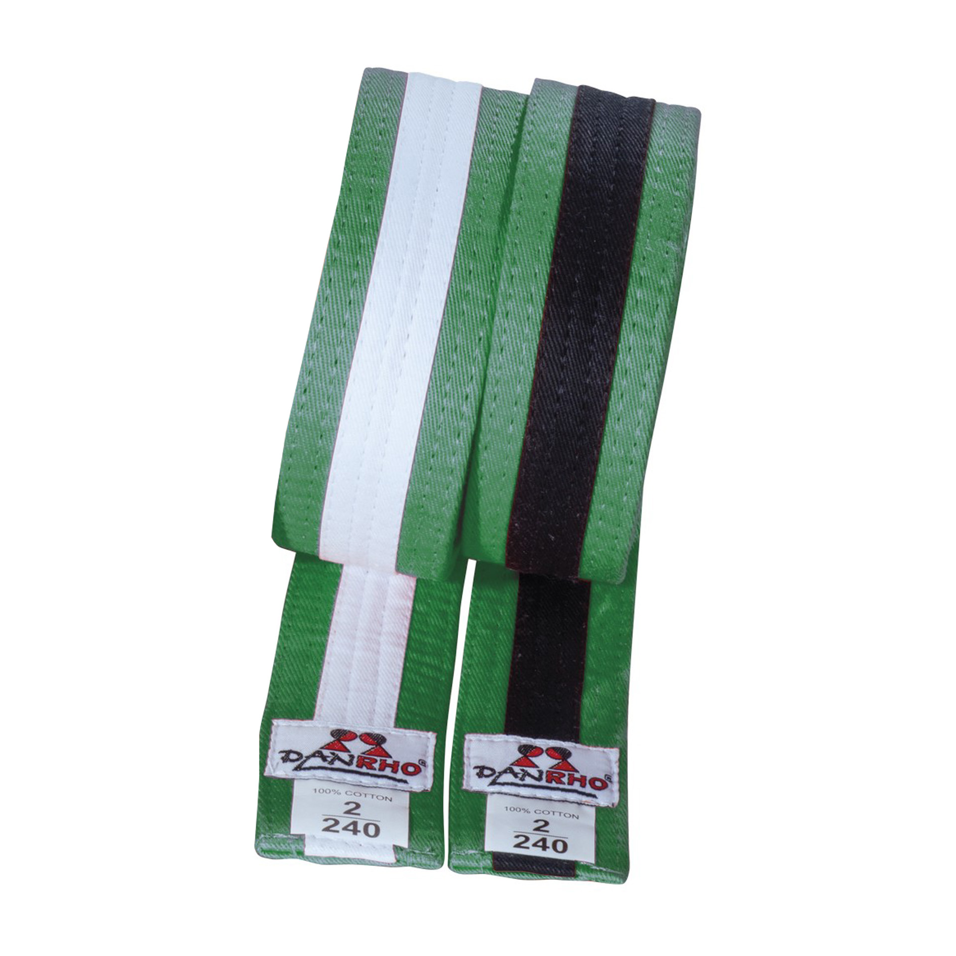 DANRHO Brazilian Jiu Jitsu Kindergürtel mehrfarbig - extra Größen