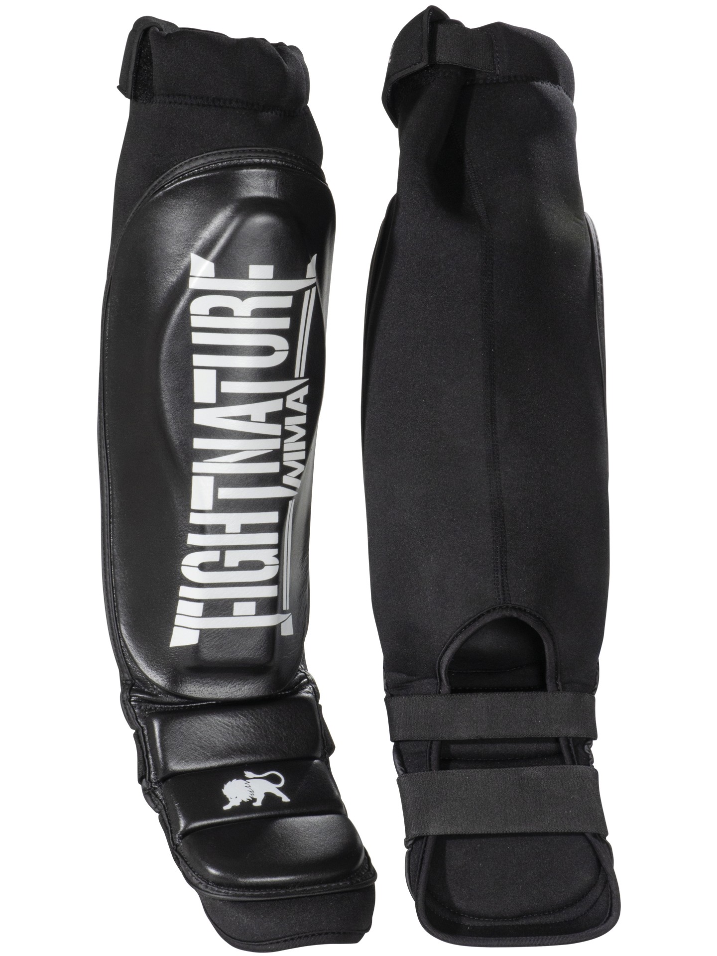 FIGHTNATURE Schienbein- und Spannschutz Leder MMA