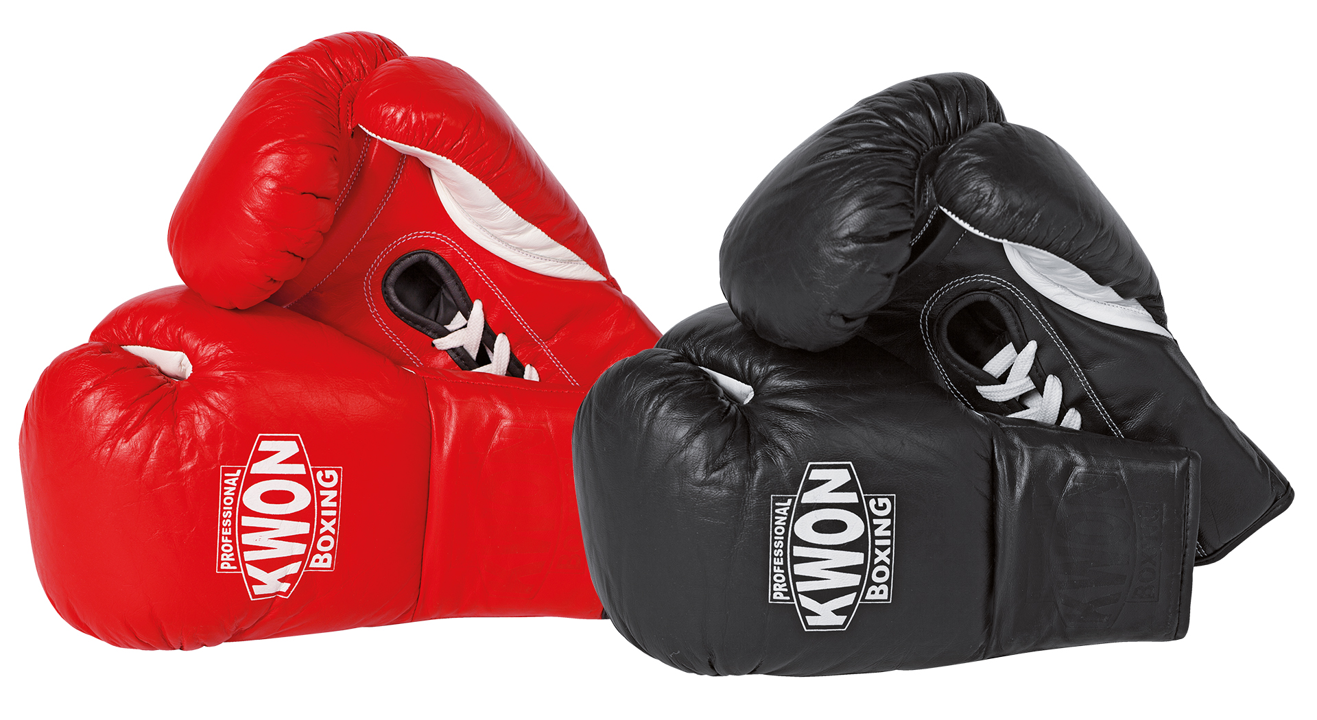 Boxhandschuhe Leder mit Schnürung