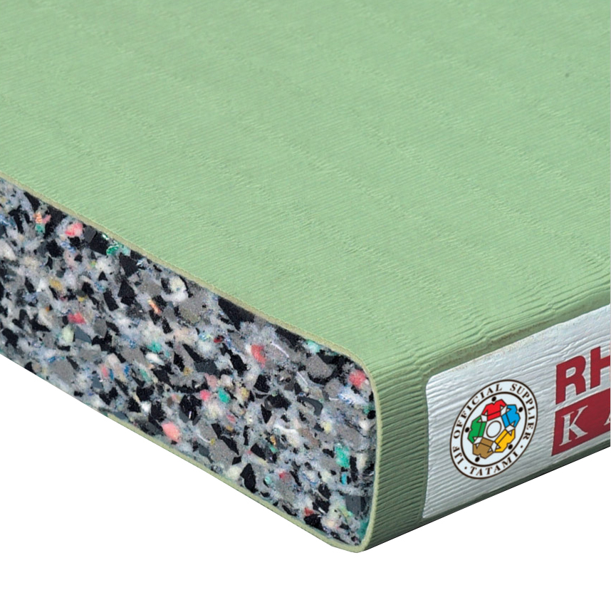 Judomatten Rhode Tatami Typ Kano RG235/260Farbe: rot, Verarbeitung: RG: 260 TG: 1 x 2 m S: 5 cm